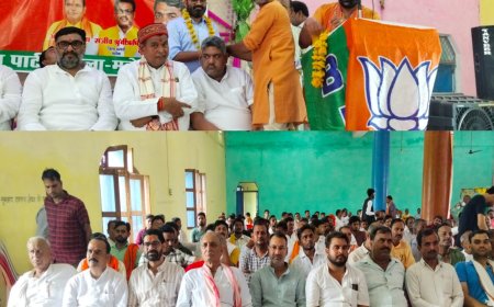 भाजपा ने मतदाता अभिनंदन  कार्यकर्ता का किया सम्मेलन