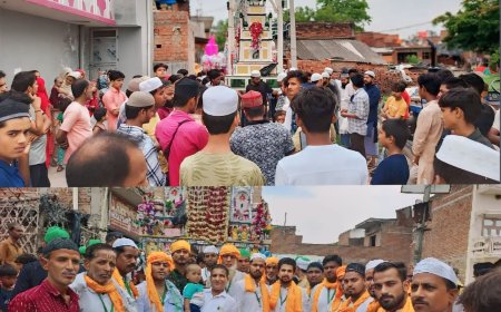 जगह जगह बंटता रहा कर्बला के 72 शहीदों के नाम पर लंगर