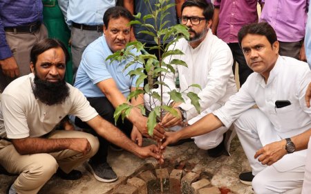 बाराबंकी सांसद तनुज पुनिया द्वारा जहांगीराबाद इंस्टिट्यूट ऑफ़ टेक्नोलॉजी में  किया गया वृक्षारोपण