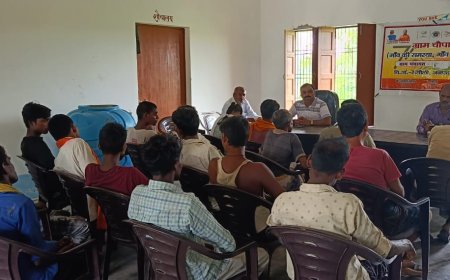 वि0 ख0 मसौली की दो अलग-अलग ग्राम पंचायतों में ग्राम चौपाल का आयोजन