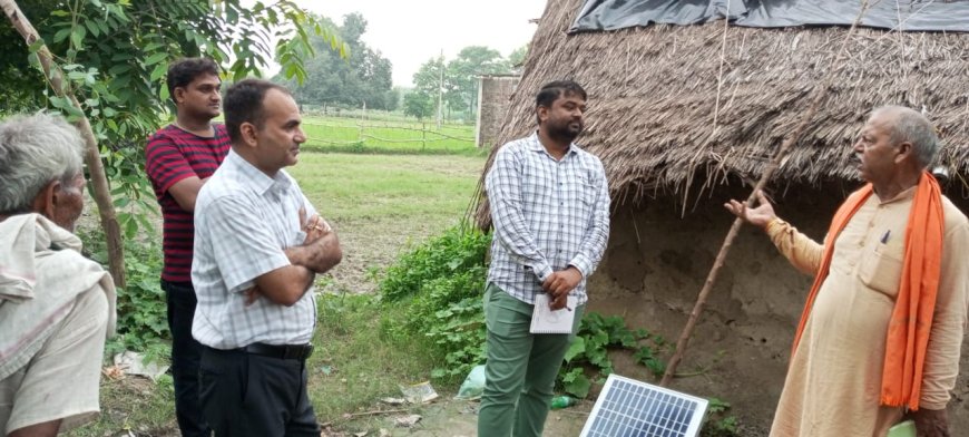 जिला पंचायत राज अधिकारी राघवेंद्र द्विवेदी ने गंगा पुरवा का किया औचक निरीक्षण