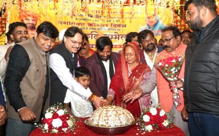 नशा मुक्त कौशल दिवस के रूप में मना पूर्व केंद्रीय मंत्री कौशल किशोर का 66वां जन्मदिन