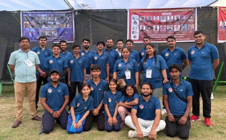 अलीबाग राष्ट्रीय फील्ड आर्चरी प्रतियोगिता में उत्तर प्रदेश टीम का ऐतिहासिक प्रदर्शन