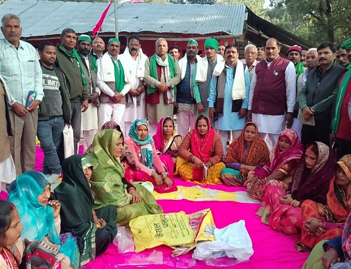 भारतीय किसान यूनियन ब्लाक ईकाई मसौली द्वारा समरसता भौज व सम्मान समारोह का आयोजन किया गया