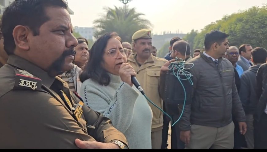 मारपीट के बाद मेयो इंस्टीट्यूट में भारी पुलिस बल तैनात, चार थानों की फोर्स, SDM व CO सिटी मौके पर