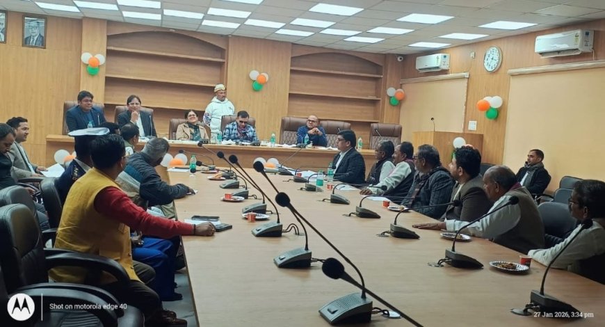 निर्वाचक नामावली के विशेष प्रगाढ़ पुनरीक्षण-2026 को लेकर बैठक संपन्न