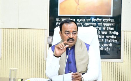 उप मुख्यमंत्री केशव प्रसाद मौर्य ने बजट सत्र से पूर्व कानून-व्यवस्था की समीक्षा की