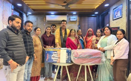 संघर्ष सेवा समिति ने बढ़ाया सहयोग का हाथ, उपहार भेंट कर दीं शुभकामनाएं