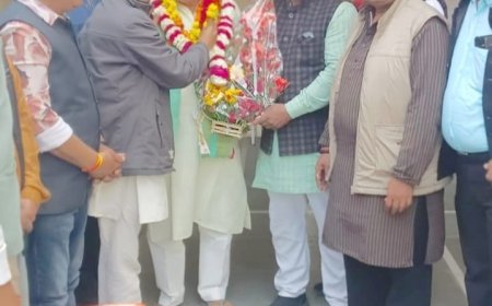 पूर्व विधायक सुरेश चंद्र तिवारी के जन्मदिन पर हुआ भव्य स्वागत