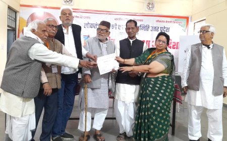 गांधीवादी चिंतक राजनाथ सर्वसम्मति से चुने गए लोकतंत्र सेनानी कल्याण समिति के संरक्षक