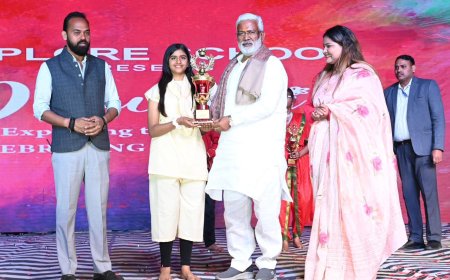 एक्सप्लोर स्कूल बाराबंकी का वार्षिकोत्सव धूम धाम से मनाया गया 