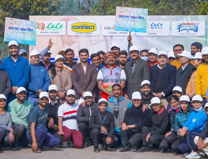 नदी जल की महत्ता, स्वच्छता एवं जन-स्वास्थ्य के प्रति जागरूकता फैलाने के उद्देश्य से लुलु समूह का नदी स्वच्छता अभियान