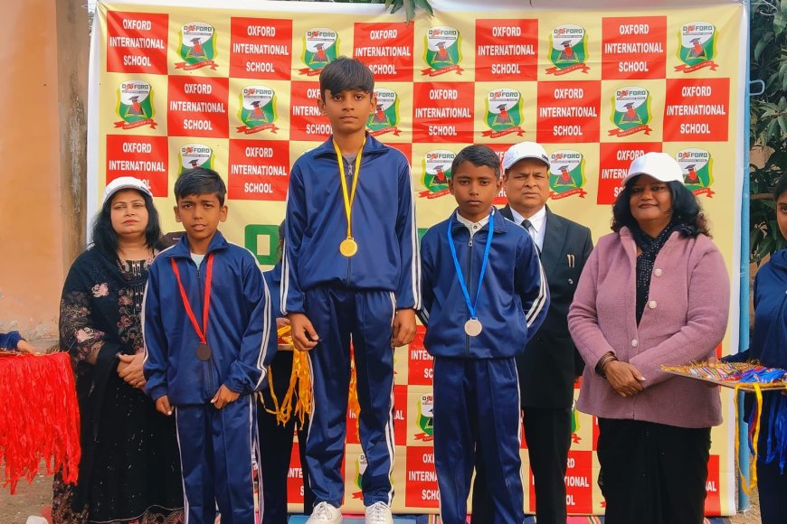 ऑक्सफोर्ड इंटरनेशनल स्कूल देवा में खेल दिवस का भव्य आयोजन 