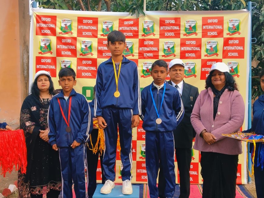 ऑक्सफोर्ड इंटरनेशनल स्कूल देवा में खेल दिवस का भव्य आयोजन 