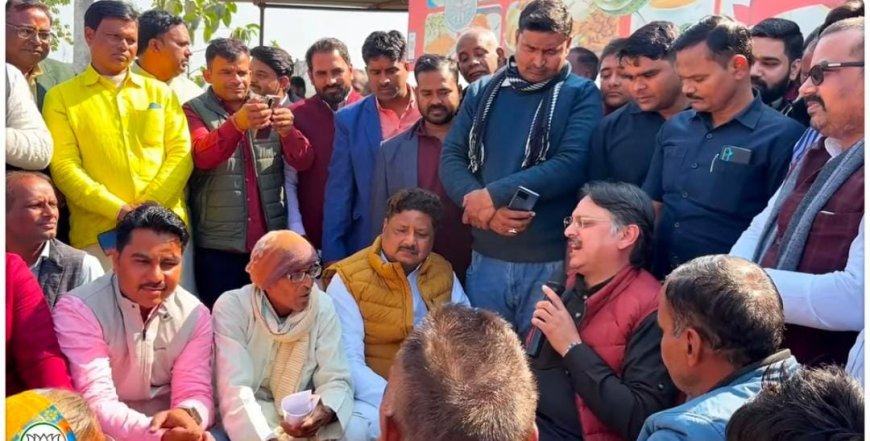 चाय पर चौपाल बनी जनसंवाद की मिसाल-डॉ. राजेश्वर सिंह ने विकास और विश्वास को एक सूत्र में पिरोया