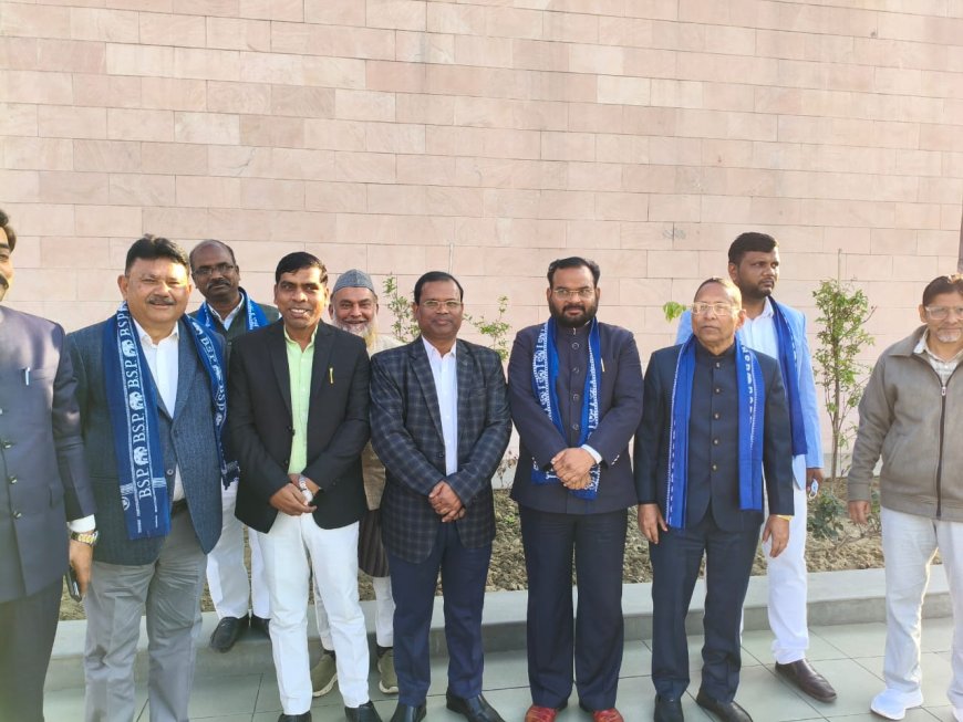 पूर्व ब्लॉक प्रमुख तालिब नजीब कोकब ने बसपा सुप्रीमो मायावती से की मुलाकात पार्टी में हुए शामिल