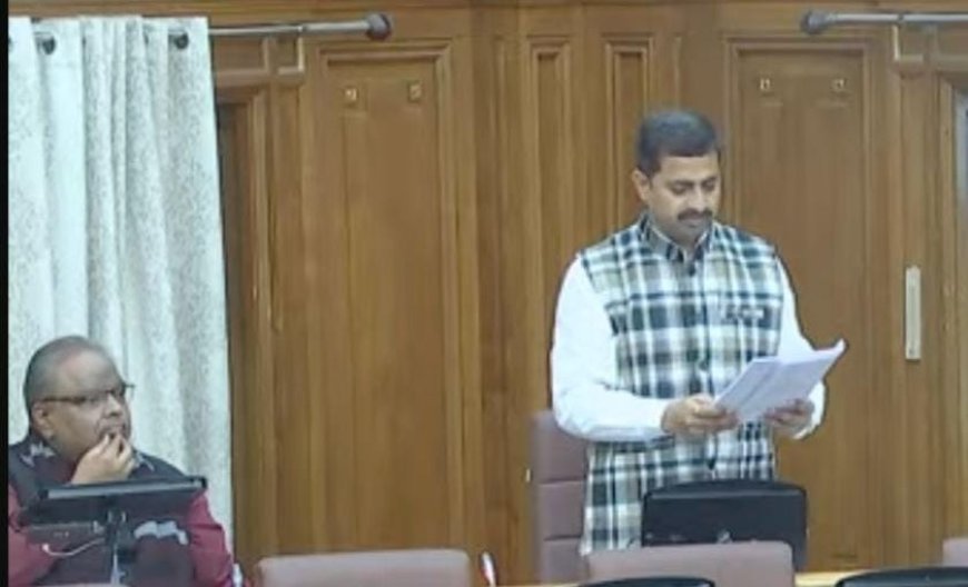 एमएलसी जितेंद्र सेंगर ने विधान परिषद में उठाया सड़कों के नवनिर्माण का मुद्दा, धन आवंटन की मांग