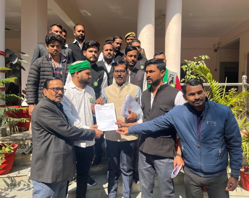 भारतीय किसान मजदूर यूनियन दशहरी ने जिलाधिकारी को सौंपा ज्ञापन, गाजियाबाद घटना की उच्च स्तरीय जांच की करी मांग