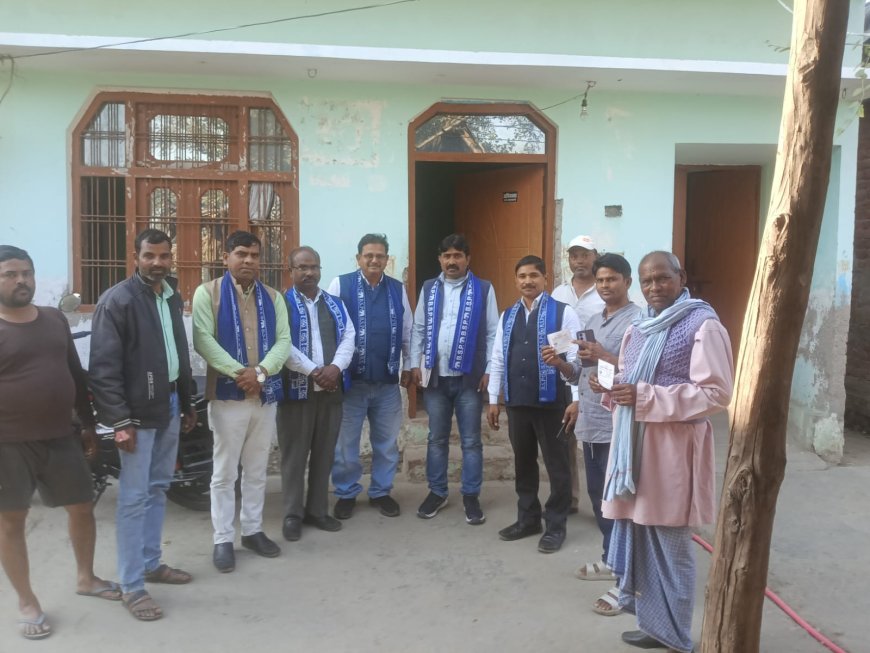 बहुजन समाज पार्टी के तत्वावधान में एक दिवसीय सेक्टर बूथ समीक्षा बैठक  विधानसभा कुर्सी में