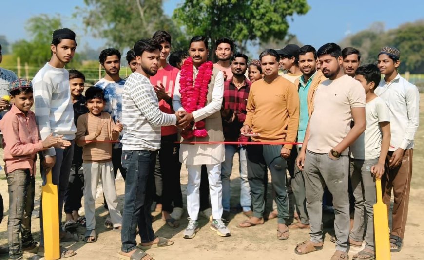 एम पी एल क्रिकेट प्रतियोगिता का शुभारंभ, रोमांचक मुकाबले में मसौली टीम 7 रन से विजयी