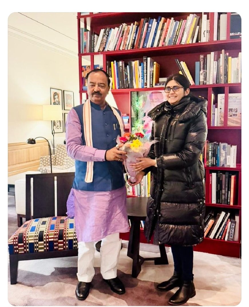 जर्मनी दौरे पर उप मुख्यमंत्री केशव प्रसाद मौर्य, इनवेस्ट यूपी के माध्यम से वैश्विक निवेश आकर्षित करने की पहल