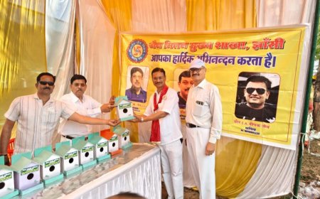 वृक्ष लगाओ, गौरैया बचाओ अभियान को मिला जनसमर्थन